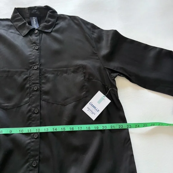 Swimsuits for All Wmn’s M Camille Kostek The‎ Perfect Shirt Cover Up Swim Beach - Picture 8 of 11